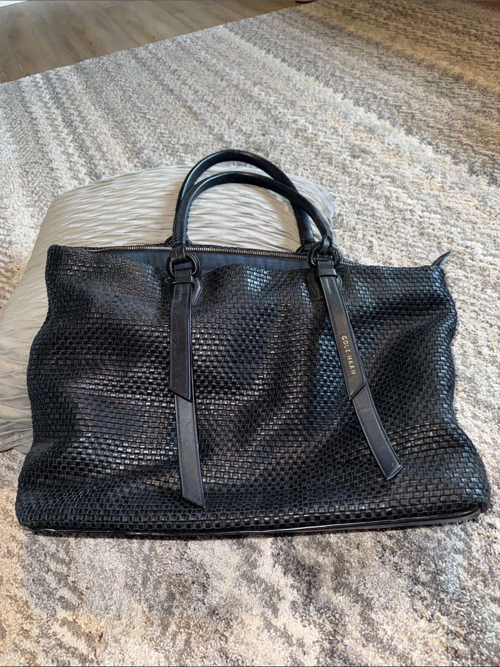 Cole Haan woven leather